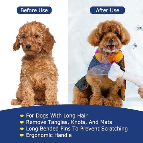 Portable Dog Hair Dryer with Brush (white)