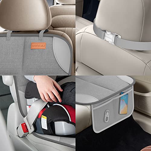 2 Pack Car Seat Protector (Light Grey / 2PS)