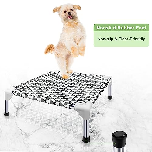 Elevated Outdoor Dog Bed for Small Pets (4 sided Small)