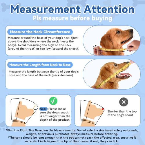 Dog Cone to Stop Licking (XL (Neck: 18.5-21.1") / Black)