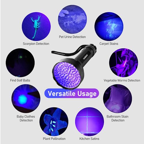 UV Flashlight Black Light (100LED)