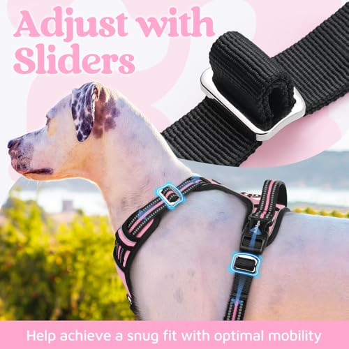 Dog Harness Medium Sized (Light Pink / Medium)