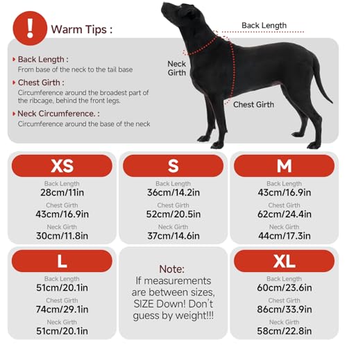 Dog Anxiety Vest (Red / M(Chest: 24.4 inch))