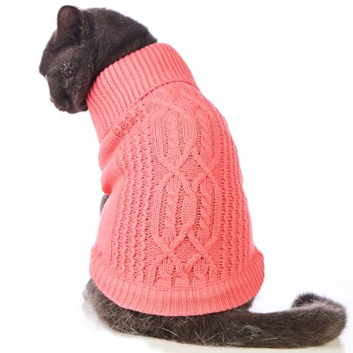 Cat Sweater Stretchy (Pink / X-Small)