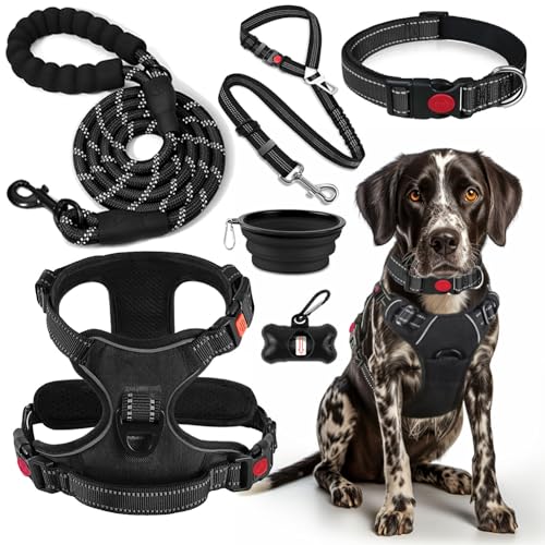 No Pull Dog Harness (Medium / Black)