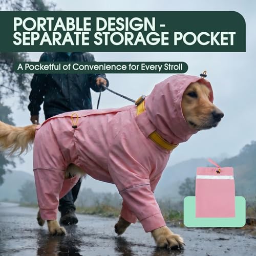 Kouser Waterproof Full (Pink / X-Small(Back Length:9.84"))