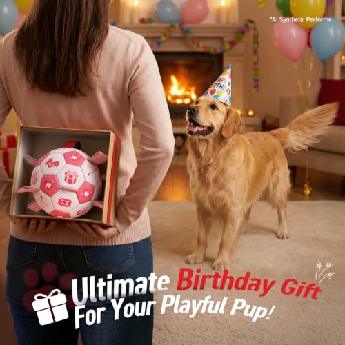 Dog Birthday Toys (Pink / 8 Inch)
