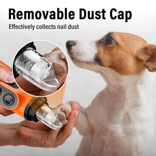 Smart 6 Speed Dog Nail Grinder (Orange)
