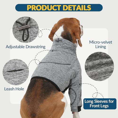 Dog Elbow Protector (M / Grey)