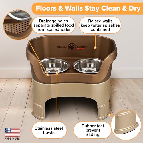 Neater Feeder Deluxe Mess (Large + Standard Bowl / Bronze)