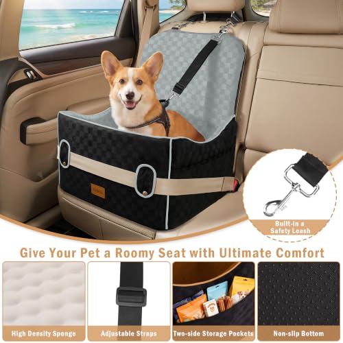 Small Dog Car Seat (Grey / Medium)