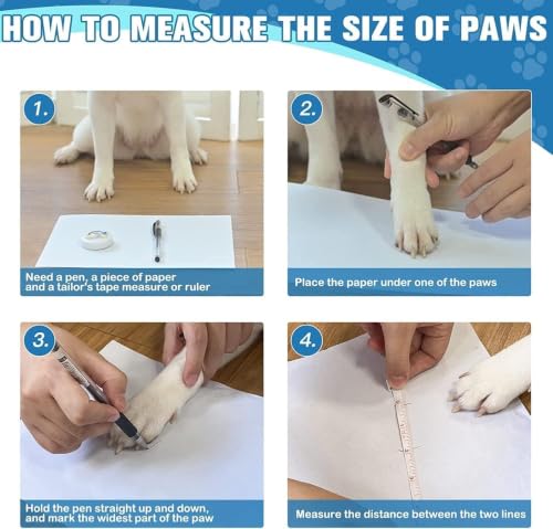 Anti Slip Dog Socks to Prevent Licking Paws for Hot Pavement (Blue / X-Large)