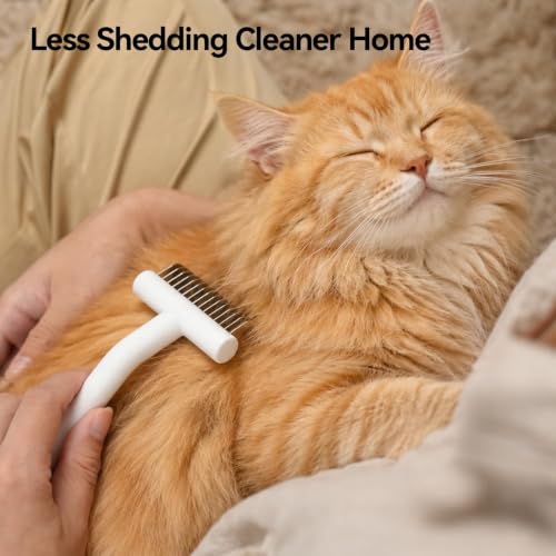 Undercoat Rake for Dogs (White)
