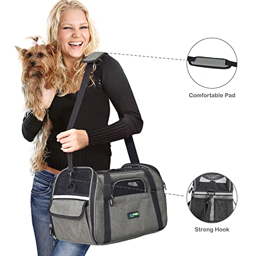 Soft Sided Airline (19.0"L x 10.0"W x 13.0"H / Grey)