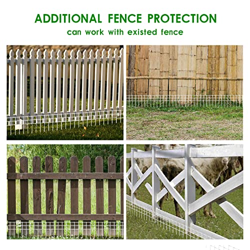 24x15 inch No Dig Animal Barrier Fence (10 pack 24x15-inch white)