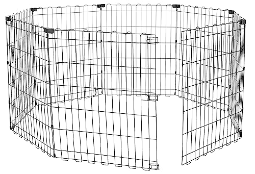 Foldable Octagonal Metal Exercise Dog Playpen (Without door)