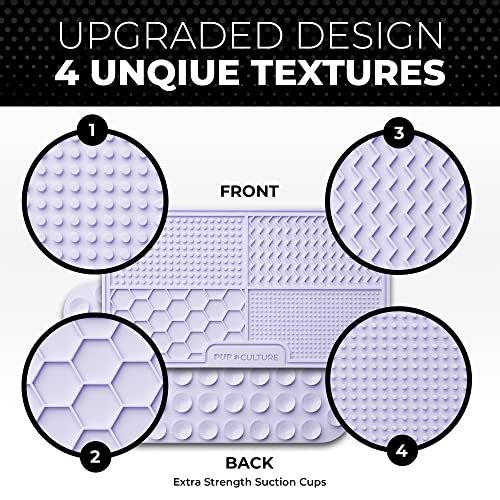 Dog Lick Mat for Dogs (1 Pack / Lavender)
