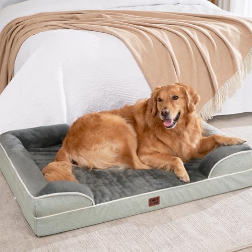 Orthopedic XXL Dog Bed (Greyish Green / 52.0"l X 41.0"w X 8.0"th)