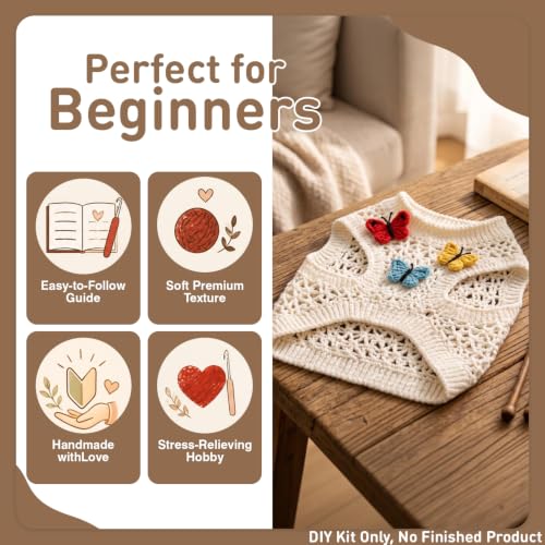 DIY Crochet Pet Clothes Kit for Beginners