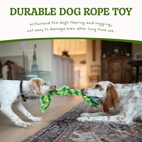 Dog Rope Toy for Medium Dogs (2 Pack-Medium / Medium)