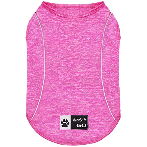 Reflective Dog Shirt (Medium (7-13lbs) / 4#Rose Red)