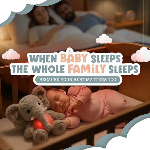 Elephant Plush Cry (Elephant Rechargeable Bedtime)