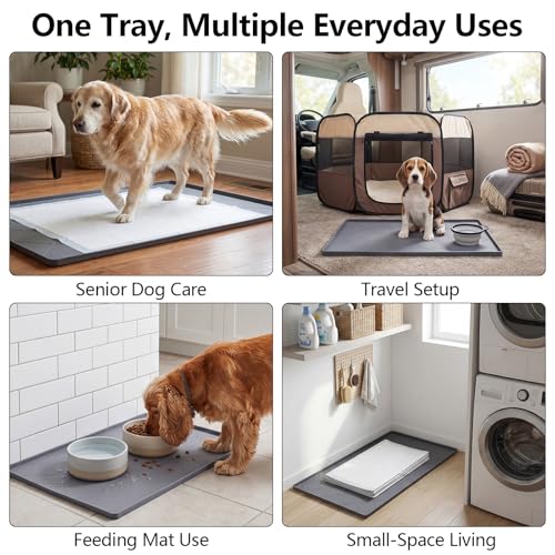 Dog Pee Pad Holder Tray (40"L x 22"W)