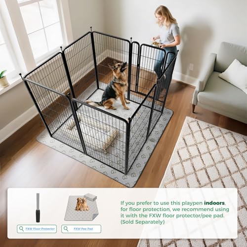 Rollick Dog Playpen (Black / 45"H)