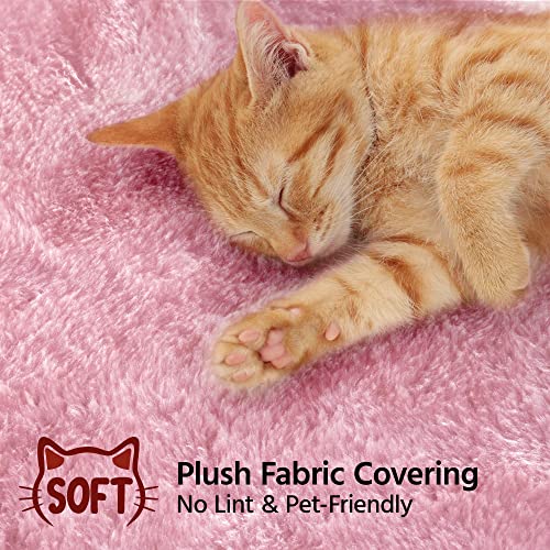 70in Multi Level Sturdy Cat Tree (Pink / 70in)