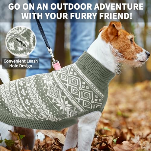 Dog Sweater Argyle (Medium/Large / Grey)