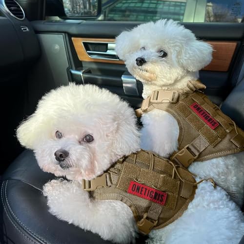 Tactical Dog Harness with Handle No (X-Small / Brown)