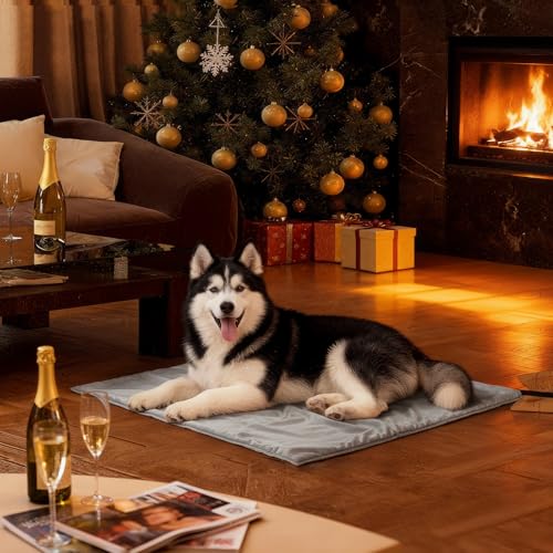 XL Pet Heating Pad (47.0"L x 28.0"W x 0.6"Th / Grey)