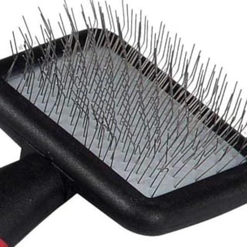 Paw Brothers Mini Pin Tiny Flat Slicker Brush for Dogs (Mini Soft Pin Slicker Brush)