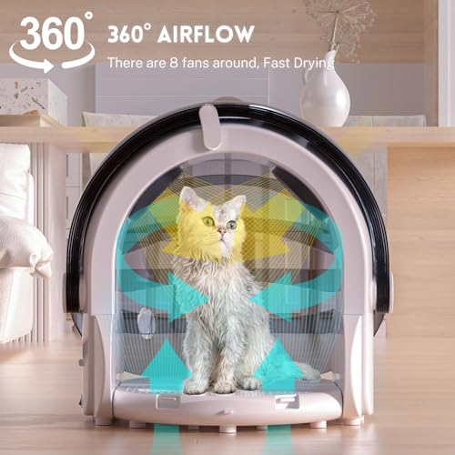 Foldable Automatic Pet Dryer Box for Cats and Small Dogs Ultra Quiet