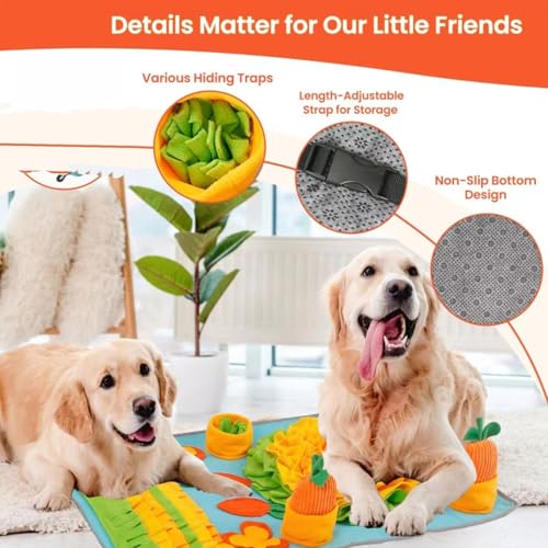 Snuffle Mat for Dogs (blue)