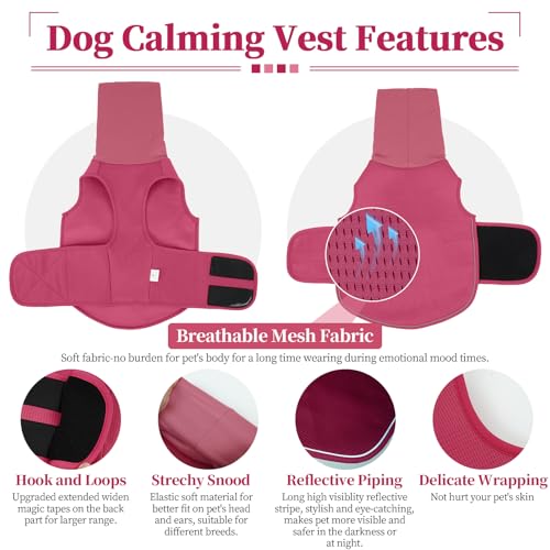 Anti Anxiety Dog Shirt (XL / RoseRed)