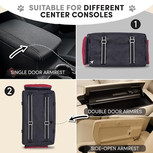 Center Console Dog Car Seat for Small Pets to 11lbs