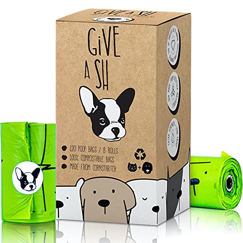 Certified Home Compostable Dog Poop Bags (1 Count (Pack of 120))