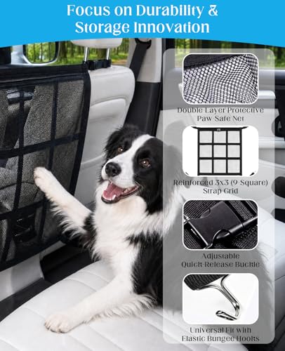 2 PCS Universal Dog Car Barrier