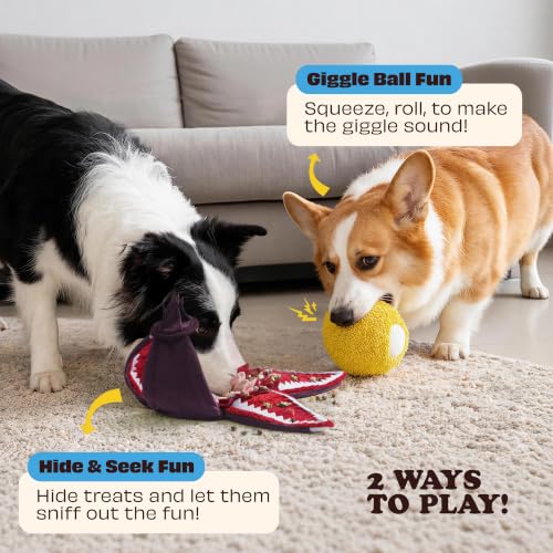 Hide and Seek Plush Dog Toys (Rafflesia)