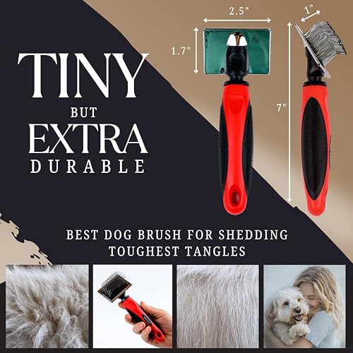 Tiny Slicker Brush for Dogs (Tiny Bruh)