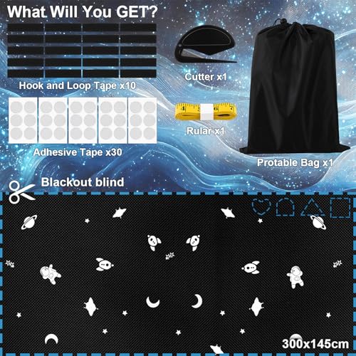 Aviation Blackout Curtains (Aviation 118x57in)