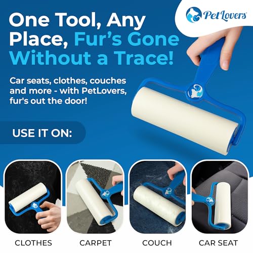 6.3" Extra Sticky Lint Roller 4 Pack of Large Refills Only