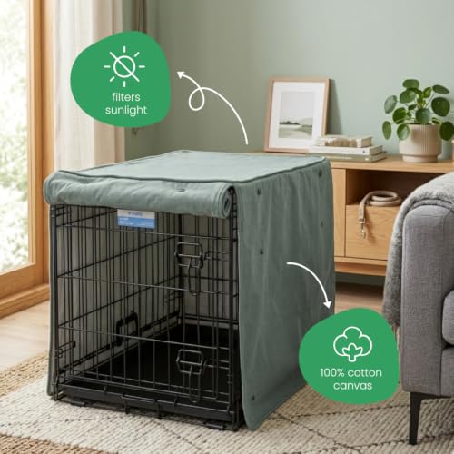 Quiet Light Dog Crate Cover (Quiet Light / 54.0"L x 37.0"W x 103.0"H)