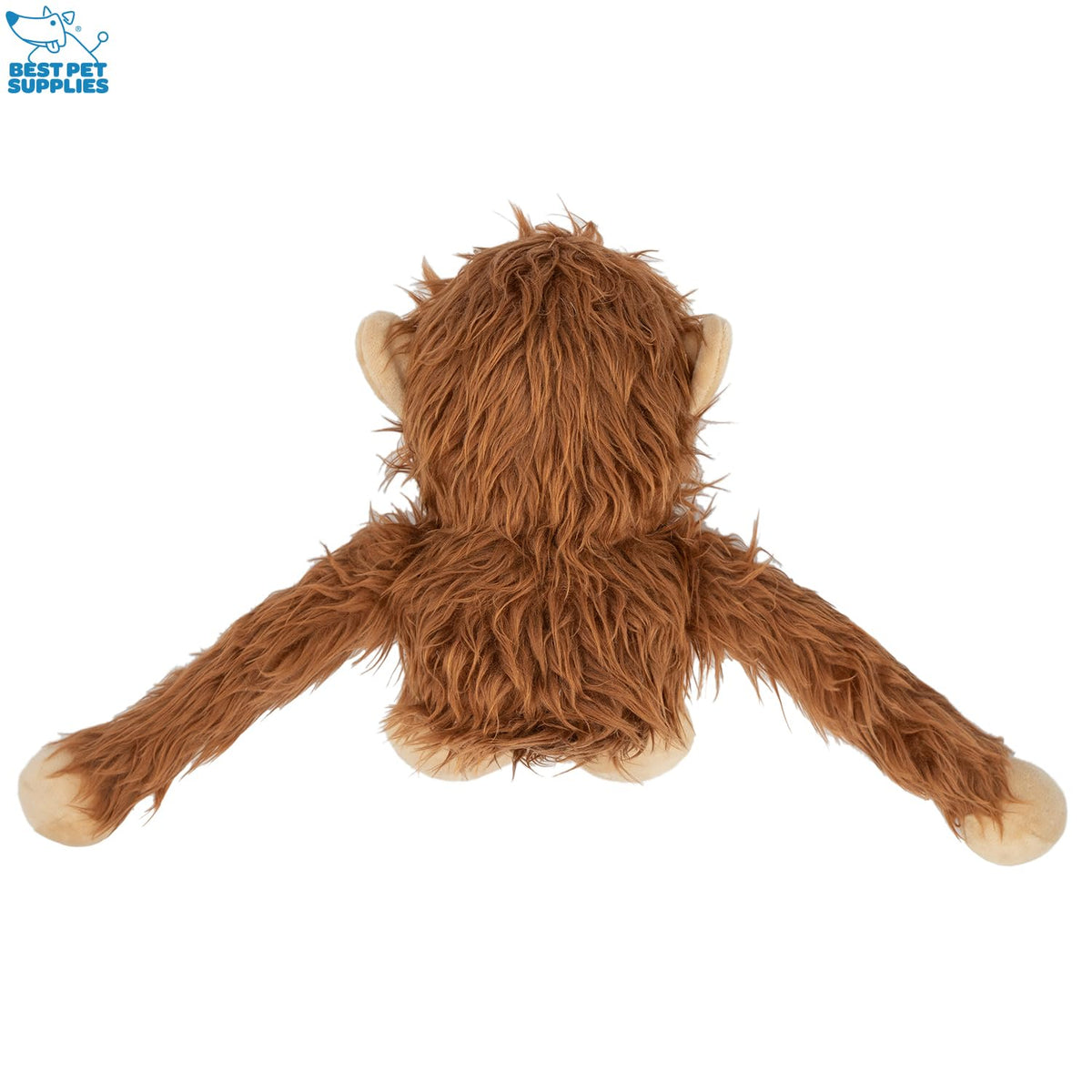 Interactive Squeaky Dog Chew Toy (O-Hug-Atan (Brown) / Large)