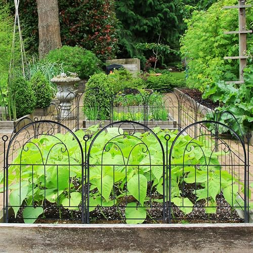 Decorative Garden Fence 17in (21" High,11ft)