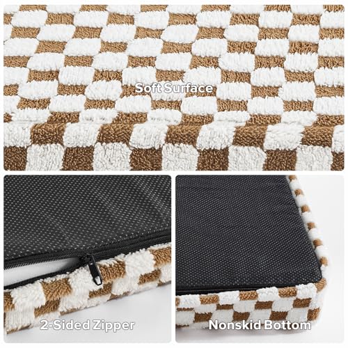 Dog Bed for Large Dogs (L (36x27) / Brown)