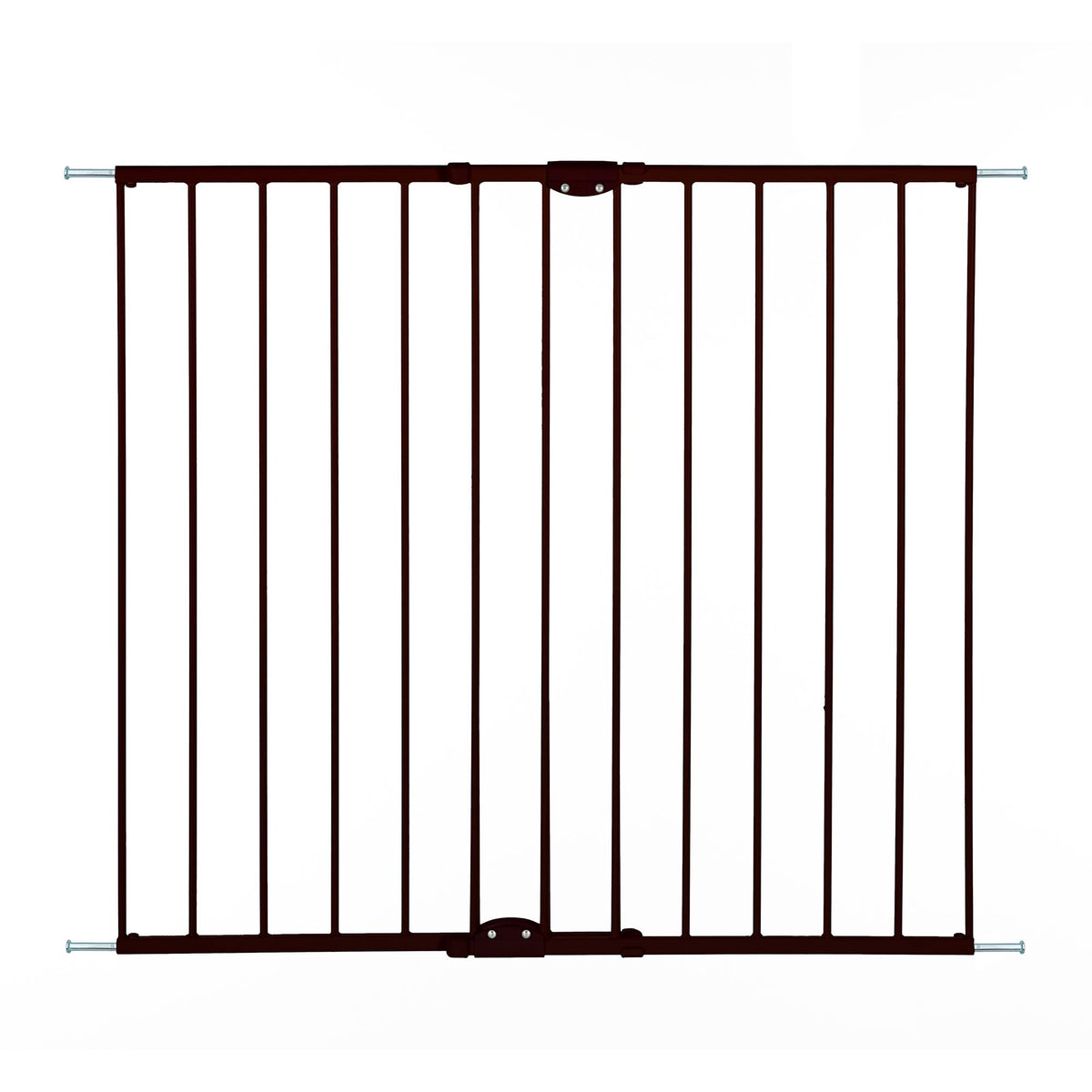 Toddleroo Easy Swing & Lock Baby Gate for Top of Stairs (Matte Bronze / 36" Tall)