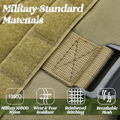 Tactical Dog Harness for Small (Brown / Small)