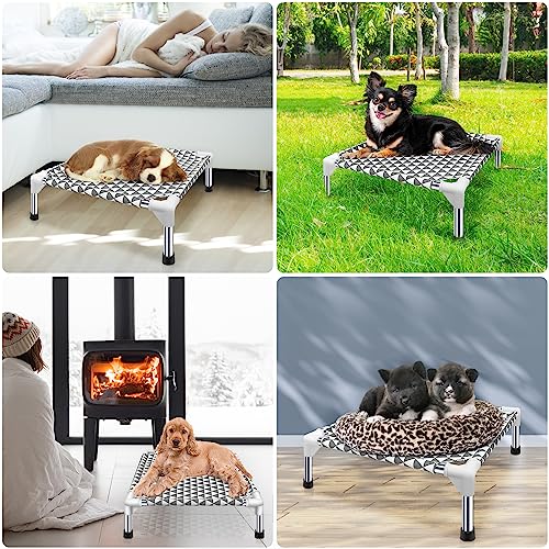 Elevated Outdoor Dog Bed for Small Pets (4 sided Small)